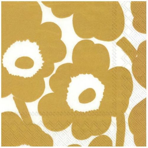 IHR Kaffeserviet 3-lags 20stk - Unikko White/Gold