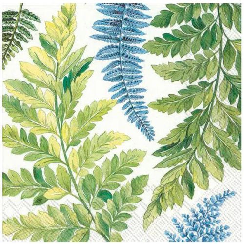 IHR 3-lags Frokostserviet 33x33cm 20stk - Arwea White Blue