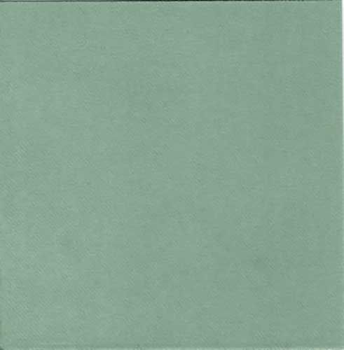 IHR tekstilserviet 40x40cm Uni Dusty Green - 12stk