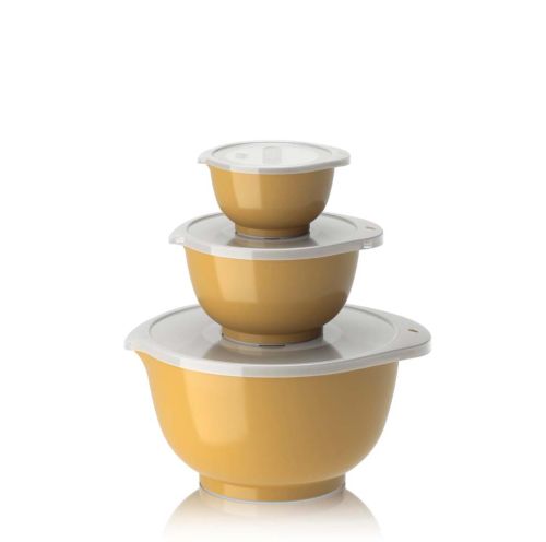 Rosti NEW Margrethe Røreskålesæt 6 dele 0,25 + 0,75 + 3 liter Curry