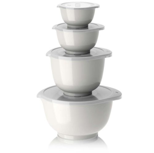 Rosti NEW Margrethe Røreskålesæt 8 dele 0,25 + 0,5 + 1,5 + 3 liter Hvid