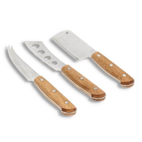 Morsø Foresta Ostesæt 3 dele Eg/Rustfri Stål