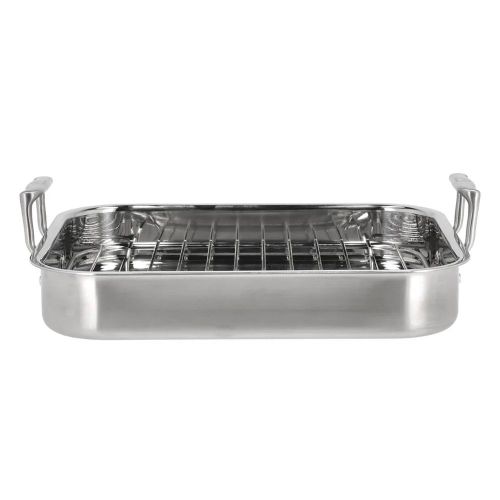 Pillivuyt Gourmet Somme Bradepande m/rist - Rustfrit Stål