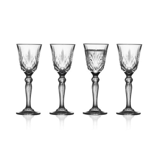 Lyngby Krystal Melodia Snapseglas 5 cl 4 stk