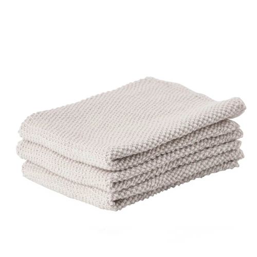 Zone Denmark Karklud 27x27cm 3 stk - Warm Grey