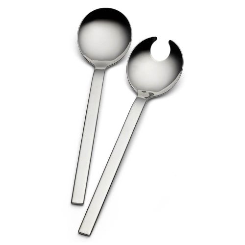 Studio Round Storm Salatbestik 25cm Stål