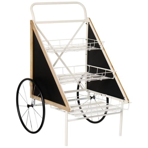 Ib Laursen Displayvogn 3kurve, 2kridttavler, 2hjul