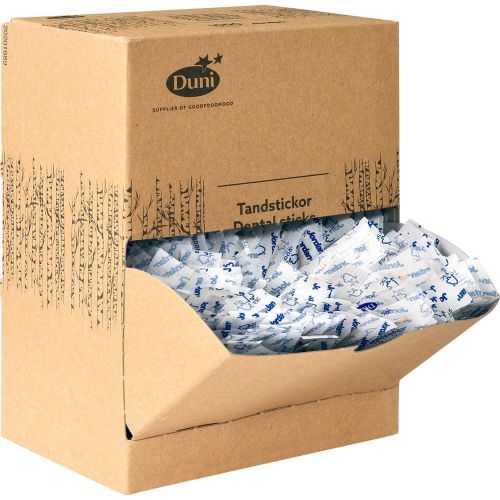 Duni tandstikker indpakket 1000stk