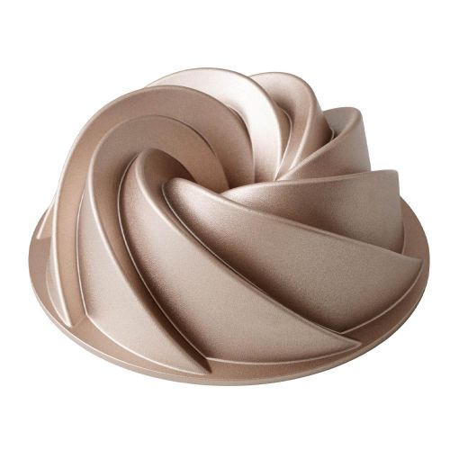 Blomsterbergs Swirl Bundt-kageform 24x9cm Rose gold