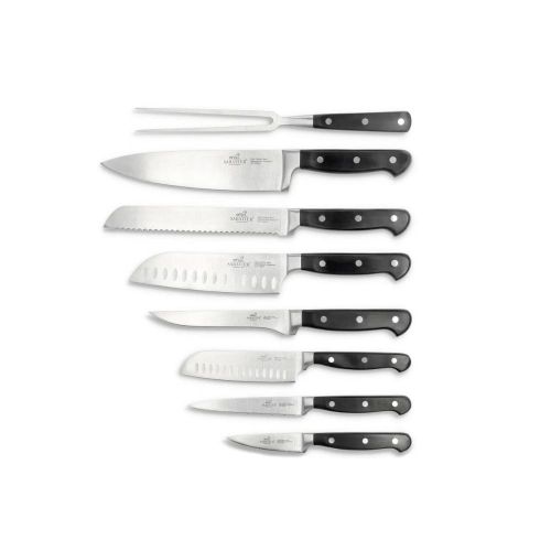 Lion Sabatier International Pluton Knivsæt 8 dele - Stål/Sort