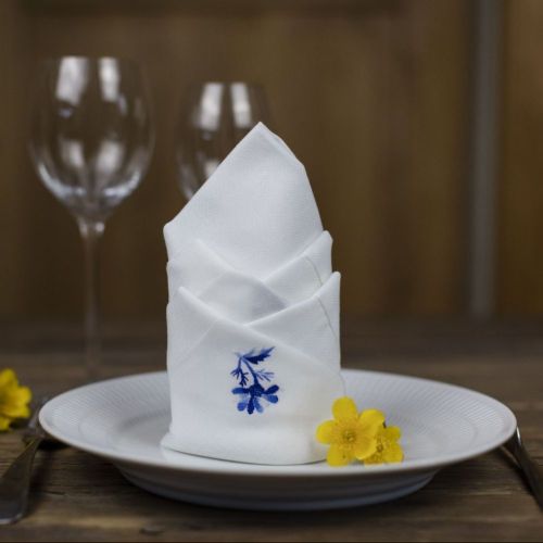 Langkilde & Søn Stofserviet m. Frøkenhat