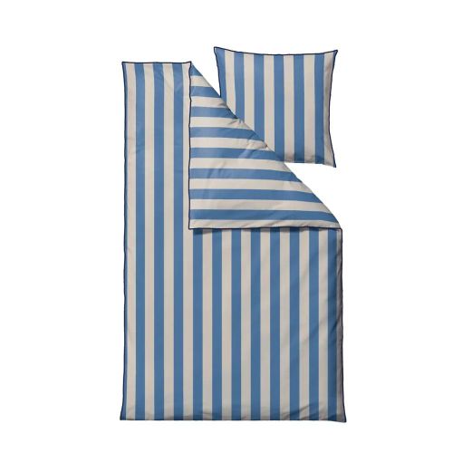 Södahl Organic Ray Sengetøj XL 140x220cm - Ocean Blue