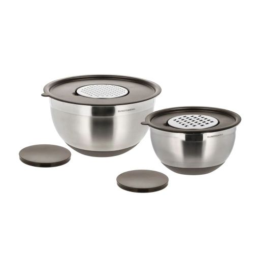 Blomsterbergs Røreskåle 8 dele 3+5 Liter - Latte