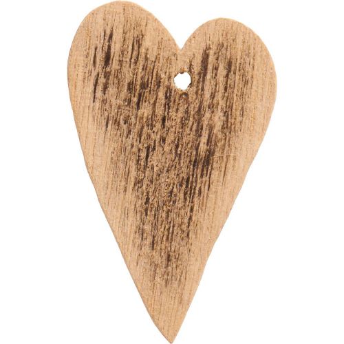 Pakkepynt Hjerte brun