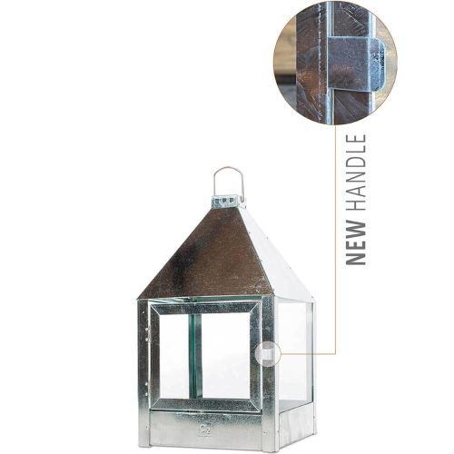 A2 Living Lanterne Mega Quadro 32x52cm - Galvaniseret Zink