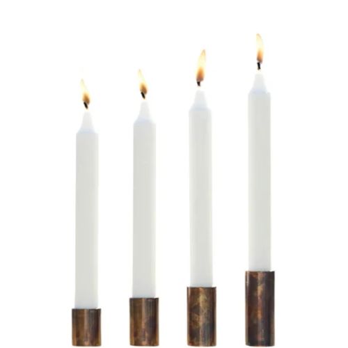 A2 Living Lysestage sæt 4stk og 4str - Galvaniseret Kobber