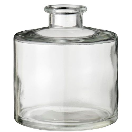 Ib Laursen Vase Anna m/hals - Klart Glas - ø9xh10cm