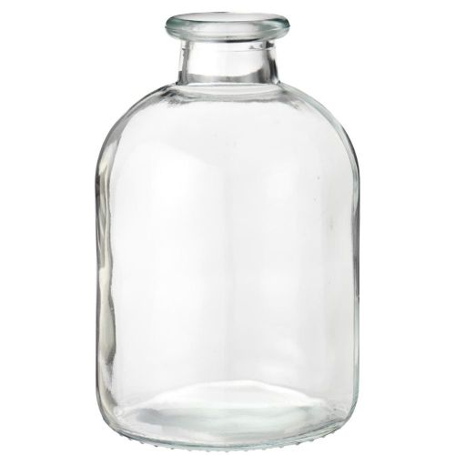 Ib Laursen Vase Anna m/hals - Klart Glas - ø11xh17cm