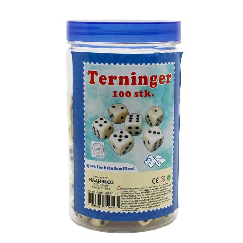 Terninger 100 stk