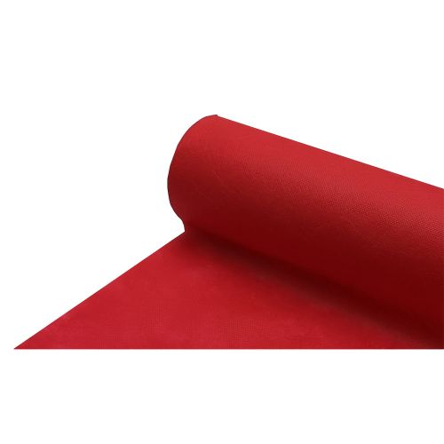 Inspirationsbordløber 30cm x 25 m - Rød