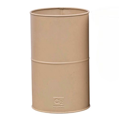 A2 Living Vase Galvaniseret Hasselnød - Ø12cm