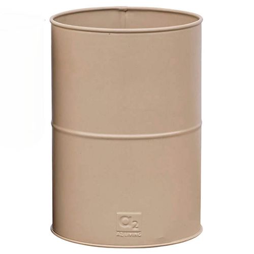 A2 Living Vase Galvaniseret Hasselnød - Ø14cm