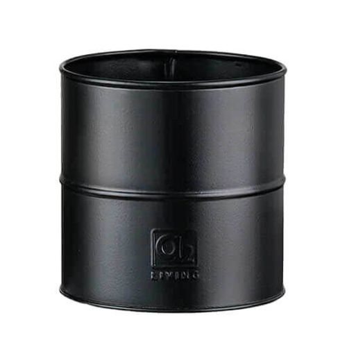 A2 Living Urtepotte Galvaniseret Sort - Ø12cm