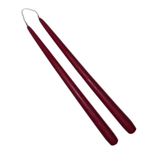 Stagelys Lak Rød 32cm - 2stk