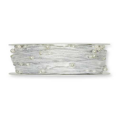 Organzabånd m/wire kobber 0,05x15m