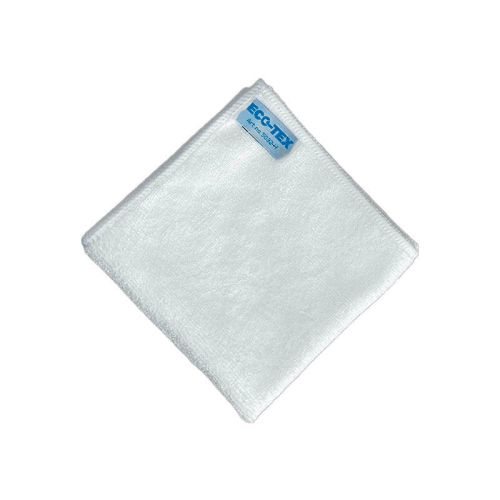Eco-tex microfiberklud 32x32cm - Hvid