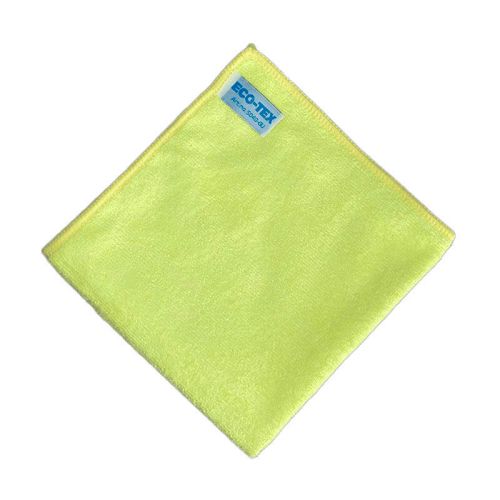Eco-tex microfiberklud 40x40cm - Gul