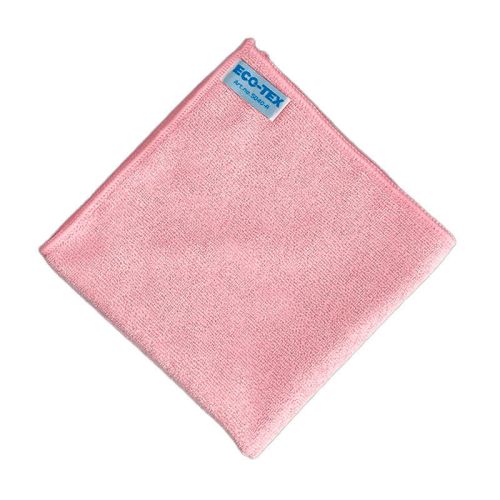 Eco-tex microfiberklud 40x40cm - Rød