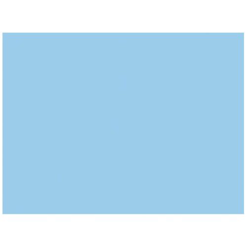 Mank Dækkeserviet 30x40cm 100stk - Lyseblå