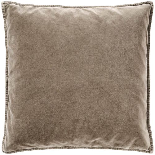 Pudebetræk velour 50x50cm linen