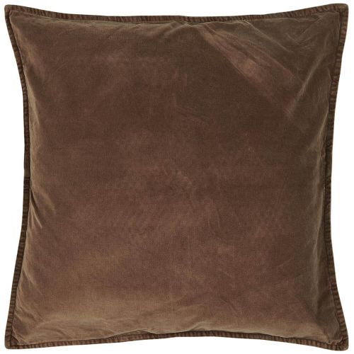 Pudebetræk velour 50x50cm chocolate