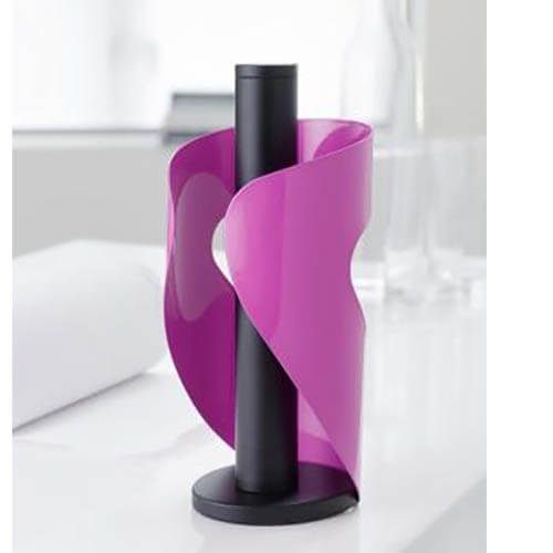 Steel Function køkkenrulle & guldfilmsholder Pink