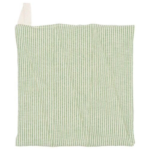 Grydelap Emil m/grønne tynde striber