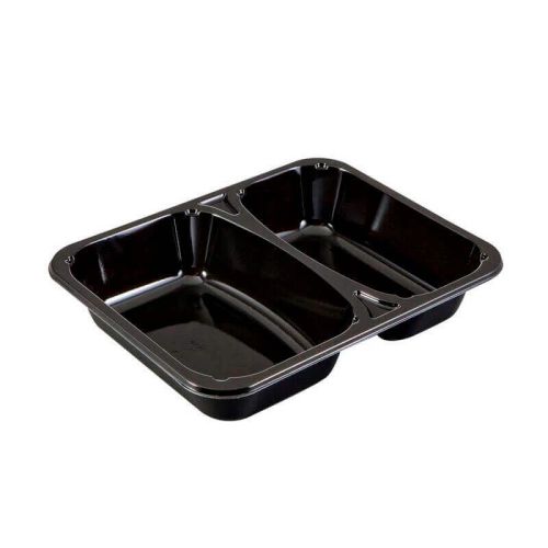 Plastbakke CPET 2-rums 1065ml - 360stk