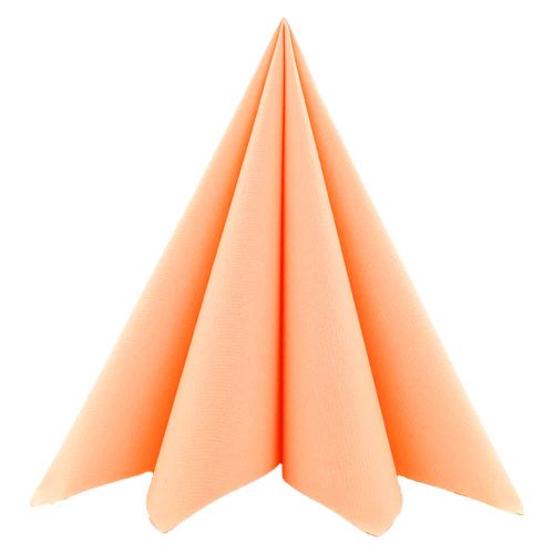 Mank Stofligende Serviet 40x40cm 50stk - Abrikos