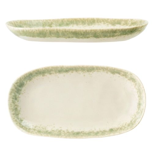 Paula Tallerken Stentøj - Grøn