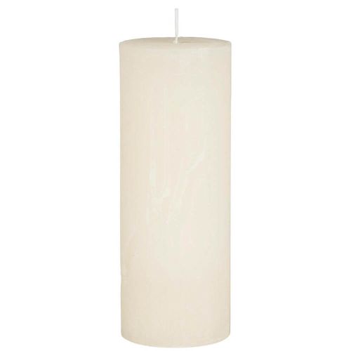 Rustikbloklys creme 6,8x18cm