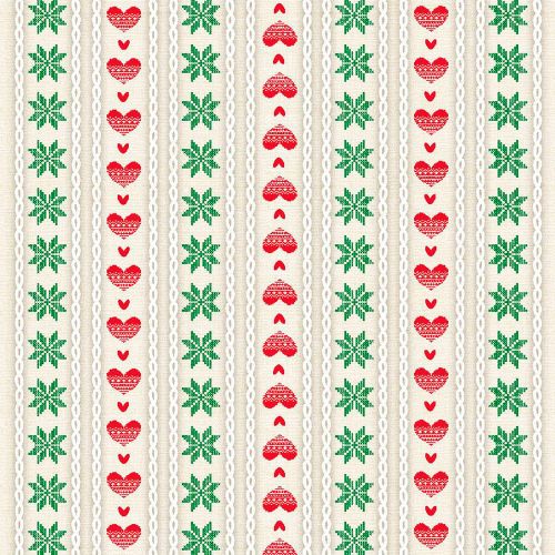 Sovie Stofligende Middagsserviet 12stk - Trixi