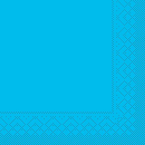 Sovie 33x33 3-lags 20stk serviet - Aquablå