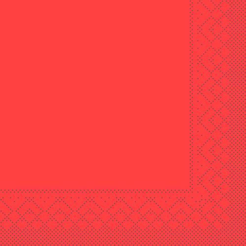 Sovie Frokostserviet 3-lags 20stk  - Rød