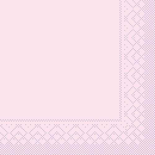 Sovie 40x40 3-lags 20stk serviet - Rosa/Lyserød