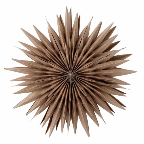 Bloomingville Elijas Stjerne m/lys - Brun