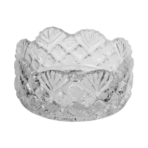 Ib Laursen Lysbakke lille Ø5,5cm  - Klar Glas