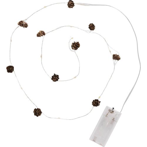 Lyskæde med 10 LED-lys og kogler - Indendørs