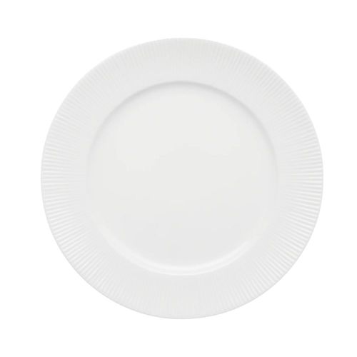 Aida Groovy Porcelæn Middagstallerken 26,5cm - Hvid