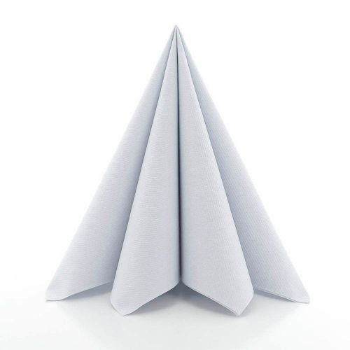 Mank Stofligende Frokostserviet 50stk - Pearl Grey